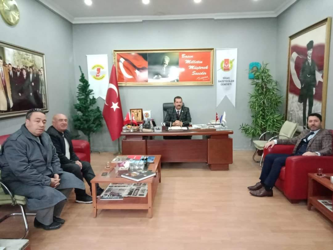 Sivas Ziyaretleri Kapsamında Sivas Gazeteciler Cemiyeti Başkanı Sayın Hakan Beyi Ziyaret Ettik